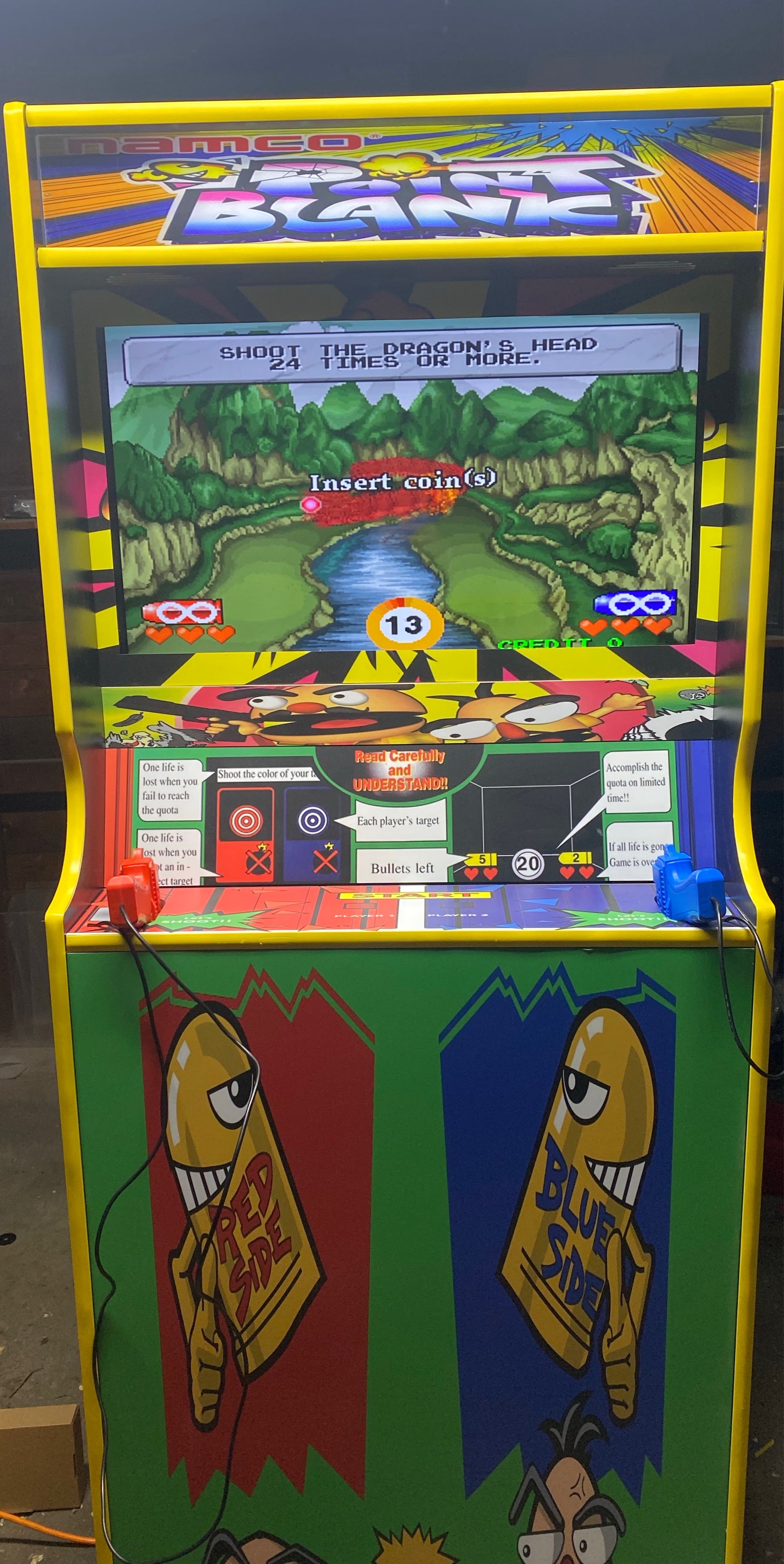 Arcade Full Size Namco Recoil Light Gun Arcade RetroLizardsCustomArcades